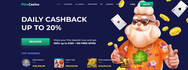 Pinocasino Bonus Code