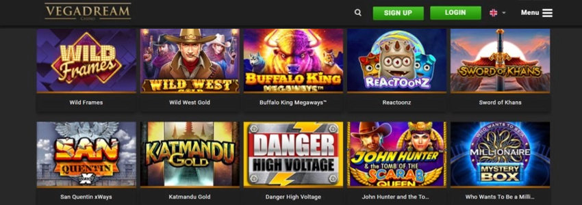 VegaDream Bonus Code